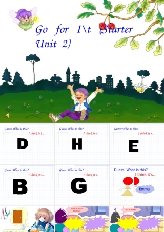 七年级英语Unit2 What s this in English？1课件 外研版 课件