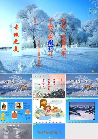 九年级语文上册 (沁园春·雪)课件 语文版 课件