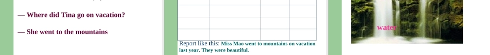 八年级英语 Where did you go on vacation课件 人教版 课件