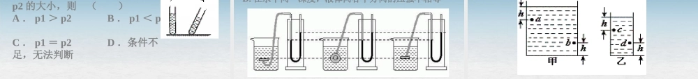 九年级物理全册(142 液体的压强)课件 新人教版 课件