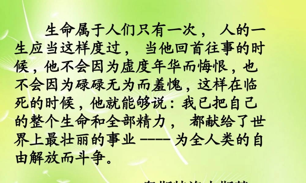 中学七年级政治下册 6.2 钢铁是这样炼成的课件 新人教版