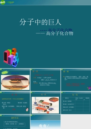 九年级科学上册 第二章第二节分子中的 巨人 课件(1)华师大版 课件