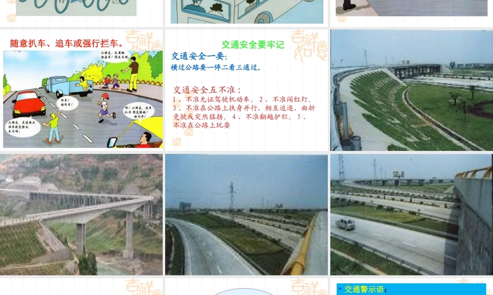 珍爱生命——交通安全伴我行主题队会课件