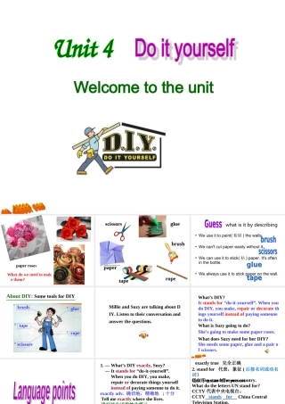 Unit4Welcometotheunit