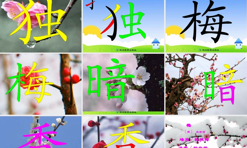 《梅花》课件