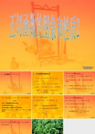 人教版正切函数的图像和性质0 课件