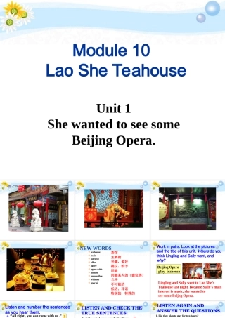 八年级英语上册 M10 Unit 1课件 人教新目标版 课件