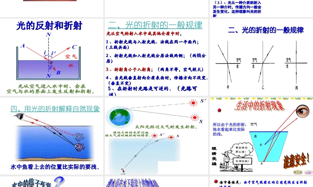117光的折射(上课用)
