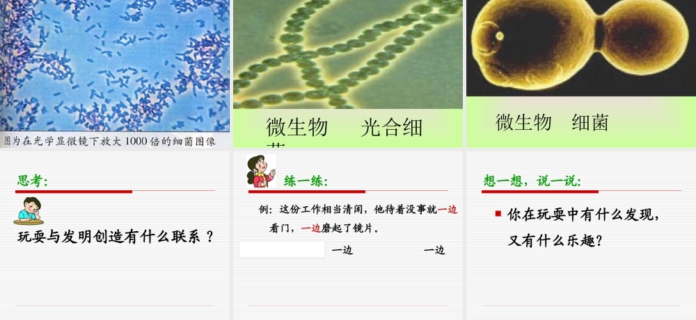 703人教版小学语文三年级上册《玩出了名堂》PPT课件