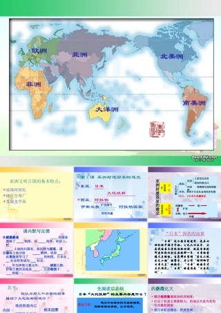 古代亚洲封建国家 新课标 人教版 课件