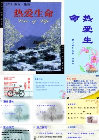 九年级语文热爱生命课件 苏教版 课件