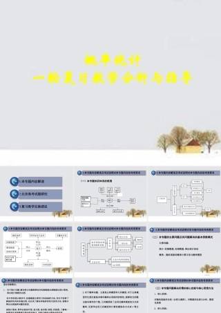 北京市高三数学一轮复习建议 概率课件 新人教版 课件