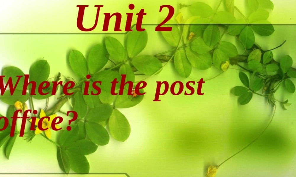 人教版七年级下Unit2-review课件