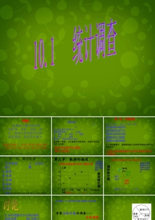 中学七年级数学下册 10.1 统计调查(第1课时)课件 (新版)新人教版 课件