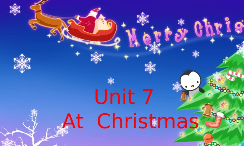 Unit-7-At-Christmas