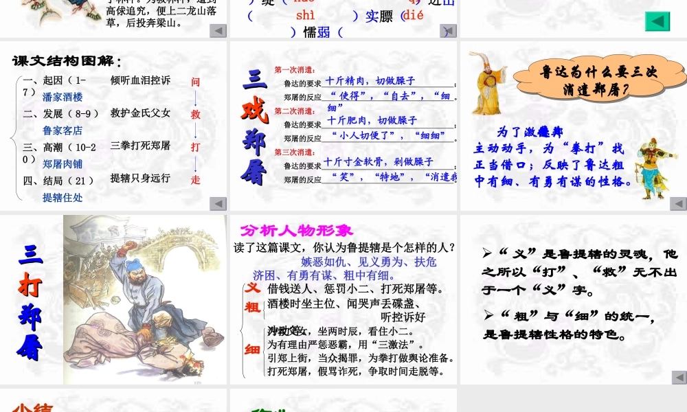 八年级语文鲁提辖拳打镇关西课件新人教版 课件