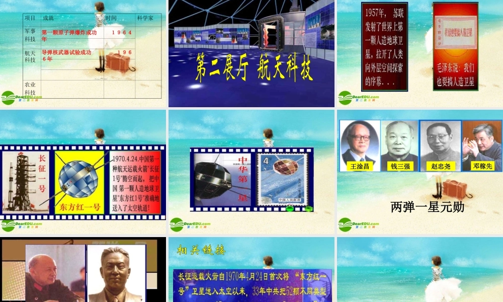 八年级历史下册 科学技术的成就(一)课件 人教新课标版 课件