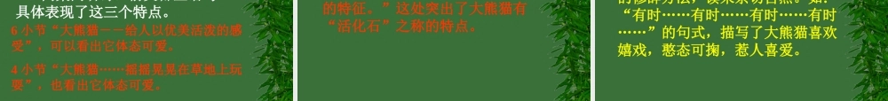 语文：4[1].17国宝大熊猫课件(苏教版七年级下)