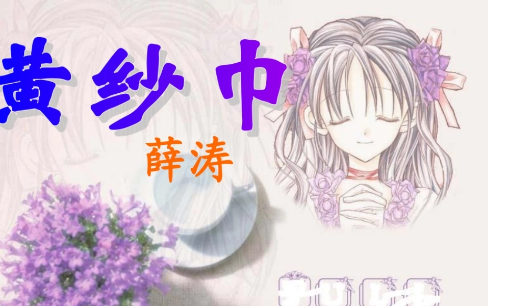 七年级语文下册(黄纱巾)课件 苏教版 课件