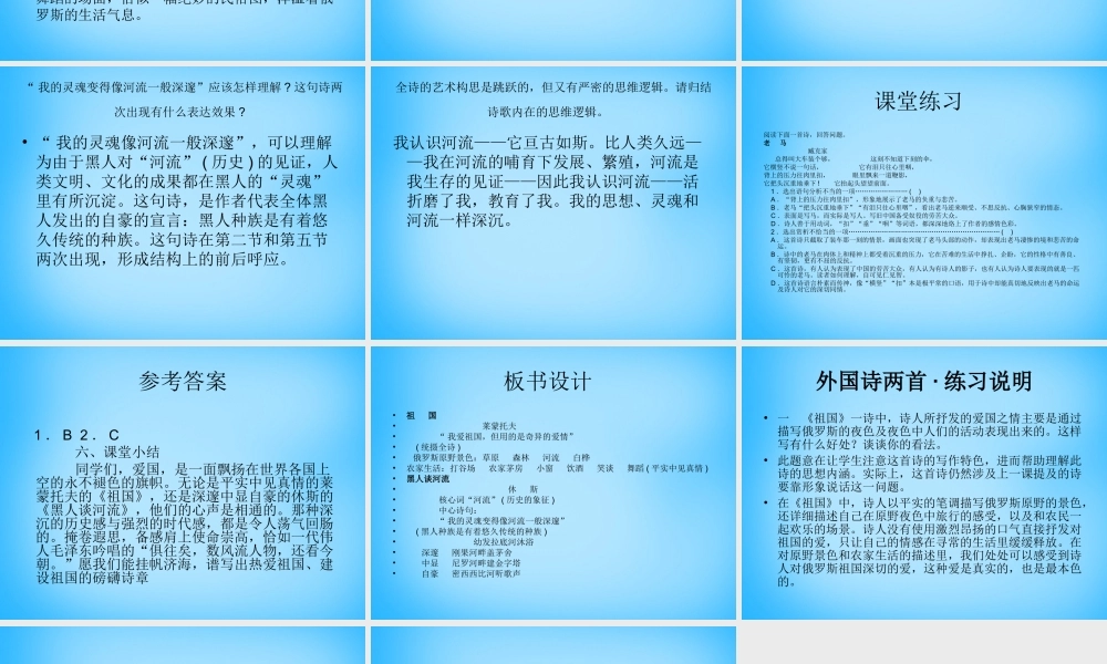 九年级语文下册 14 外国诗二首课件 新人教版 课件