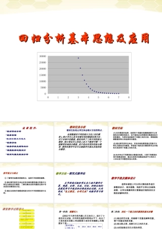 教师说课比赛课件 回归分析 课件