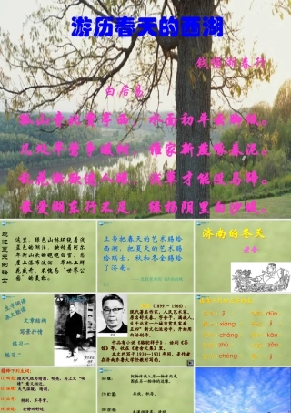 中学七年级语文上册 10 济南的冬天课件 (新版)语文版 课件