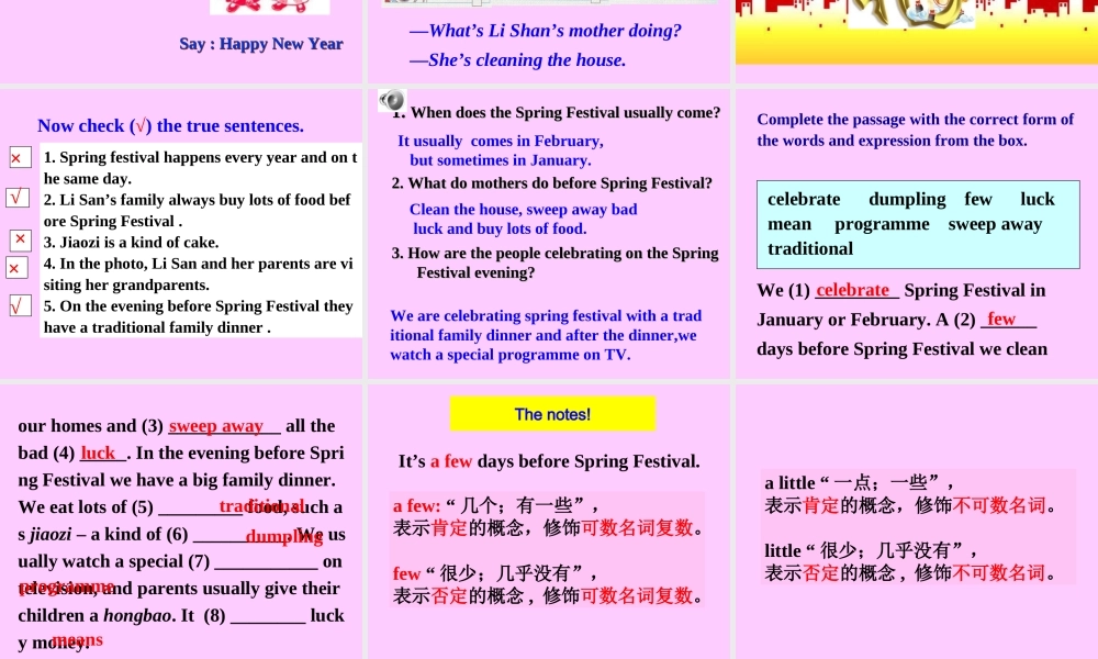 Unit2Mymother'scleaningourhouseandsweepingawaybadluck.