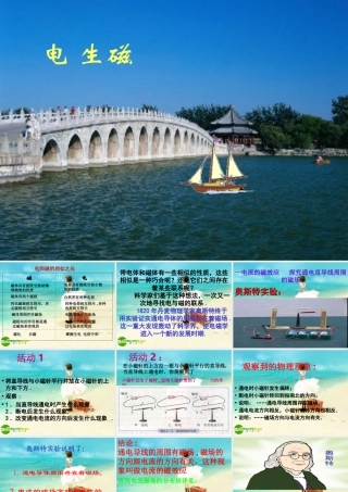 八年级物理下册 第九章 电与磁第三节 电生磁课件 人教新课标版 课件