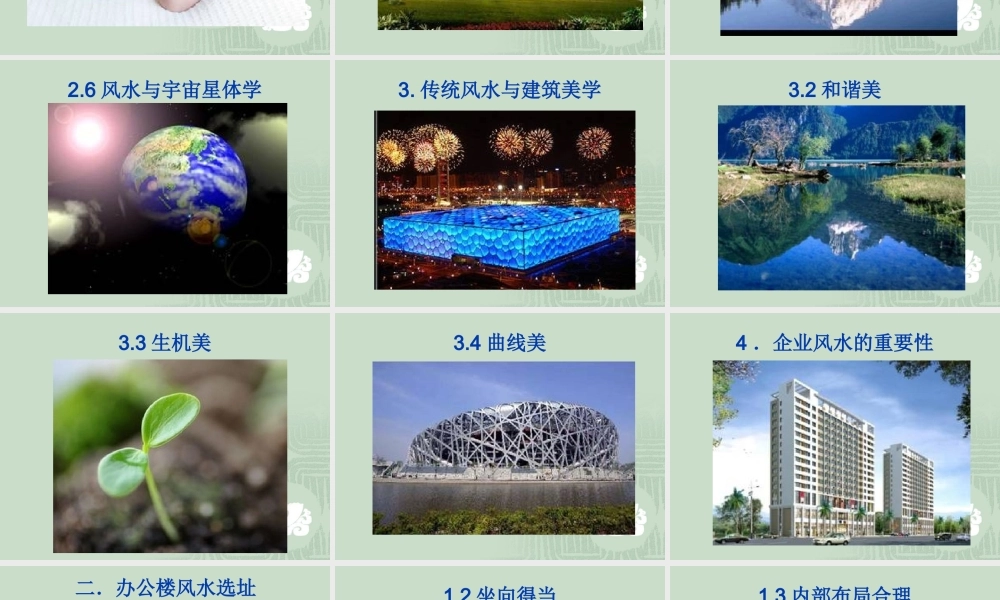 企业发展与建筑风水研究-(精品PPT-101页)