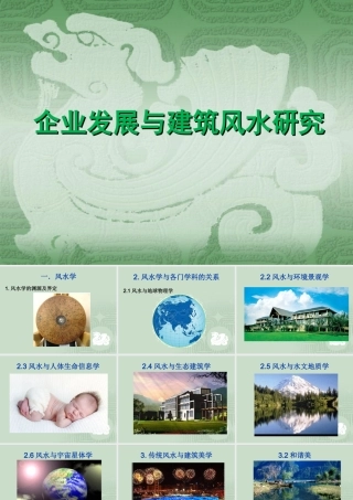 企业发展与建筑风水研究-(精品PPT-101页)