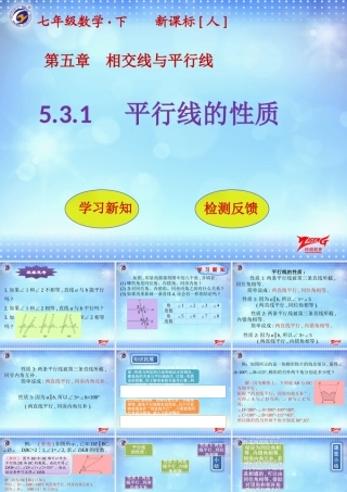 5.3-平行线的性质