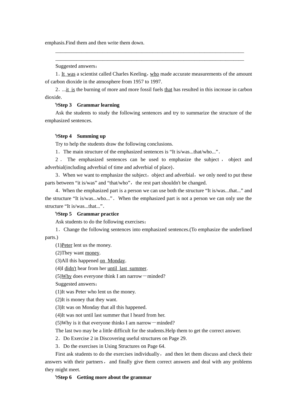 高中英语新课标(人教版)选修六-优秀教案-{Unit4-Global-warming-Period-3_第2页