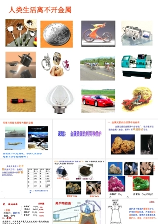 8-3-金属资源的利用和保护