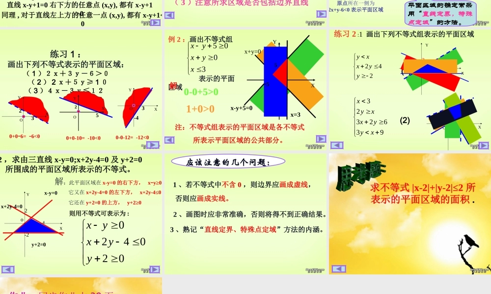 上学期江西省高二数学简单线性规划1 新课标 人教版 上学期江西省高二数学简单线性规划课件 新课标 人教版 上学期江西省高二数学简单线性规划课件 新课标 人教版