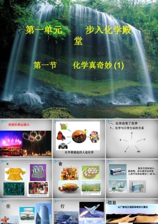 八年级化学全册(化学改变了世界)课件 鲁教版五四制 课件
