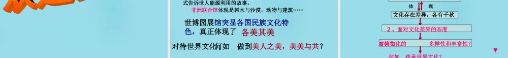 八年级政治上册 5.1 世界文化这旅课件 新人教版 课件