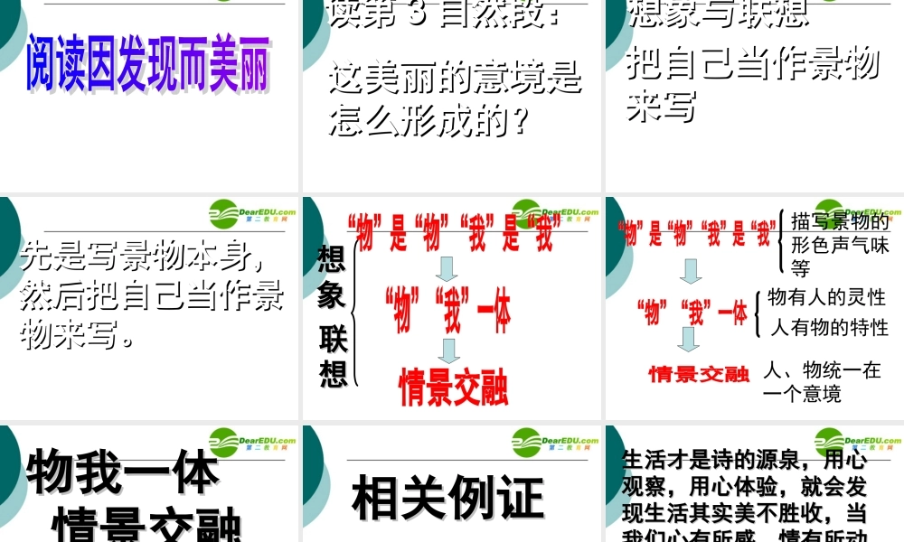 八年级语文上册第四单元18(一个少年的笔记)课件鄂教版 课件