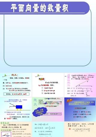 2.4.1平面向量数量积