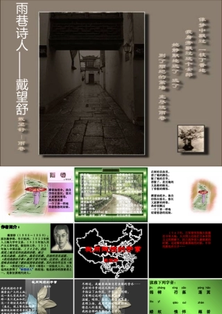 九年级语文 我用残损的手掌 ppt 课件