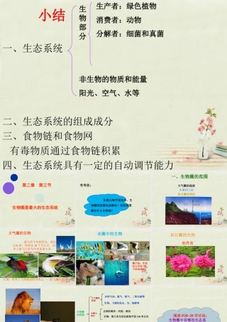 中学七年级生物上册 1.2.3 生物圈是最大的生态系统课件 (新版)新人教版 课件