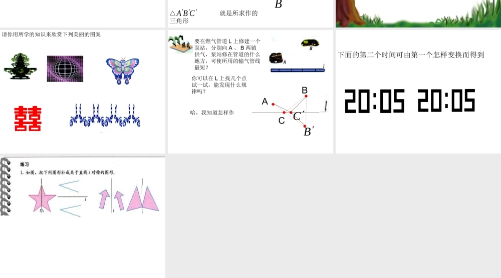 八年级数学轴对称变换课件1 新课标 人教版 课件