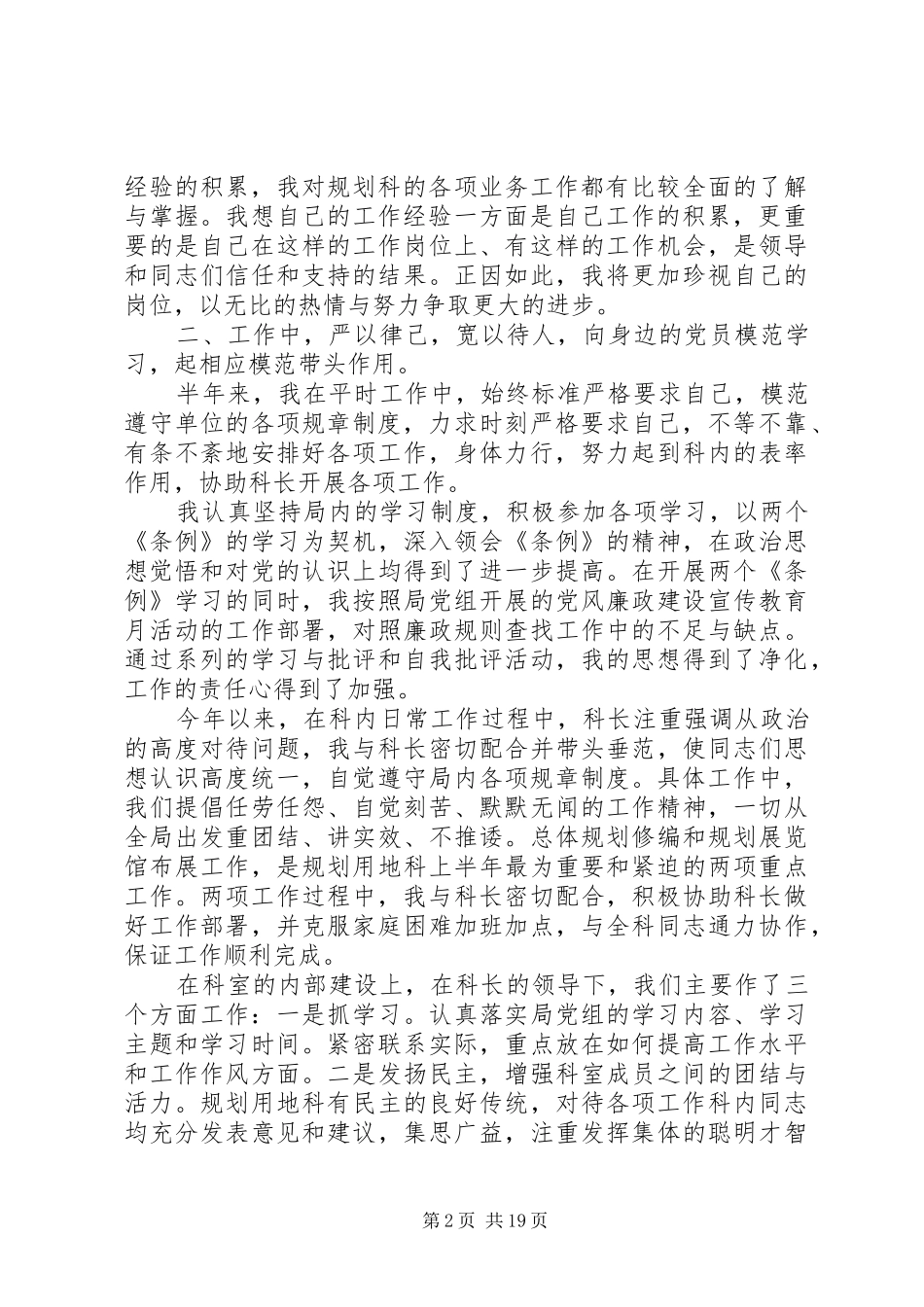 规划工作总结例文_第2页