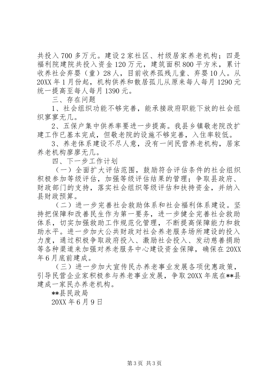 民政局实施《珠三角规划纲要》工作总结_第3页