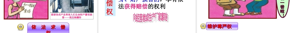 八年级政治下册第七单元第三课维护消费权教学课件粤教版 课件