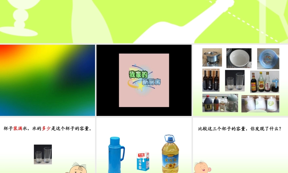 X08小学数学四年级2单元上课实践示例：《认识容量和升》2案例解析1《认识容量和升》课例观摩《认识容量和升