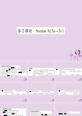 九年级英语全册 Unit 6 When was it invented(第2课时)作业课件 (新版)人教新目标版 课件