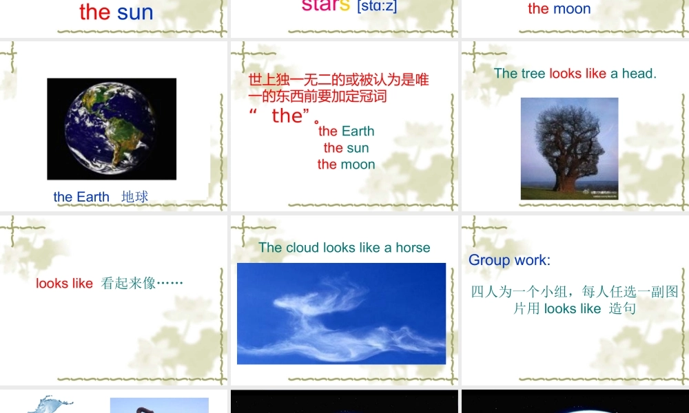 Unit5Ourearthlookslikethisinspace.