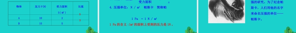 八年级物理全册 第八章 第一节 压力的作用效果课件 八年级物理全册 第八章 第一节 压力的作用效果课件+素材 (新版)沪科版 八年级物理全册 第八章 第一节 压力的作用效果课件+素材 (新版)沪科版-2