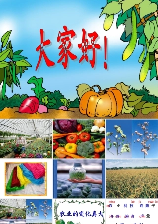 农业的变化真大PPT