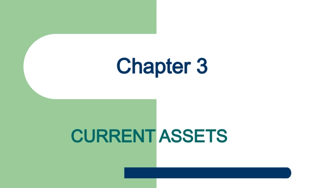 会计英语CURRENT-ASSETS